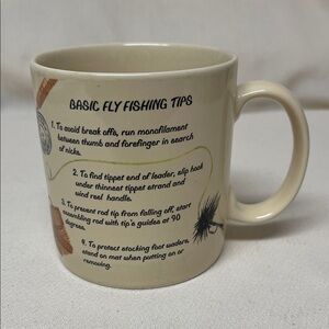 Vintage Russ Fly Fishing Tips Mug